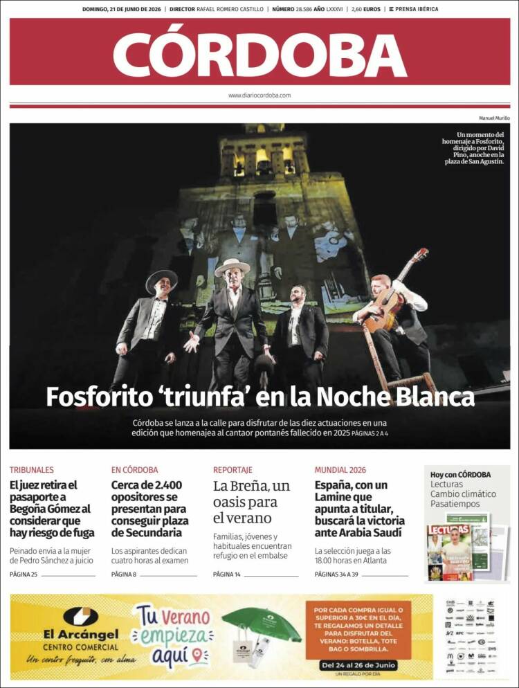 Portada de Diario de Córdoba (Espa&ntilde;a)