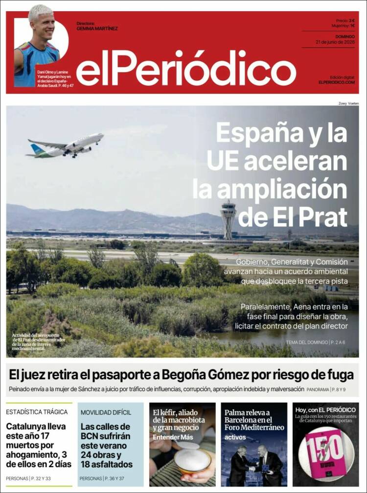 Portada de El Periódico (Espa&ntilde;a)