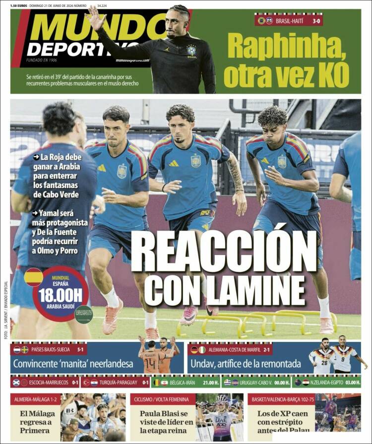 Portada de El Mundo Deportivo (Espa&ntilde;a)