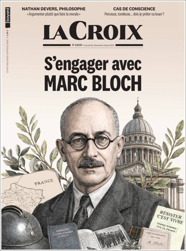Portada de La Croix (Francia)