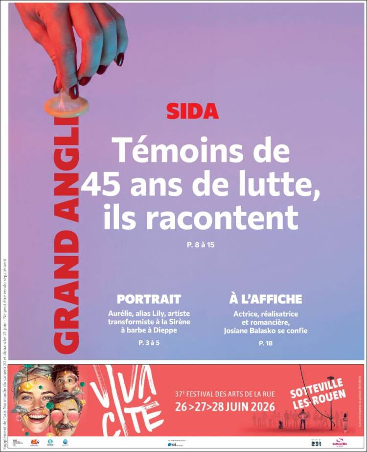 Portada de Paris Normandie (Francia)