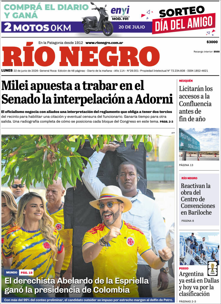 Portada de Rio Negro (Argentina)