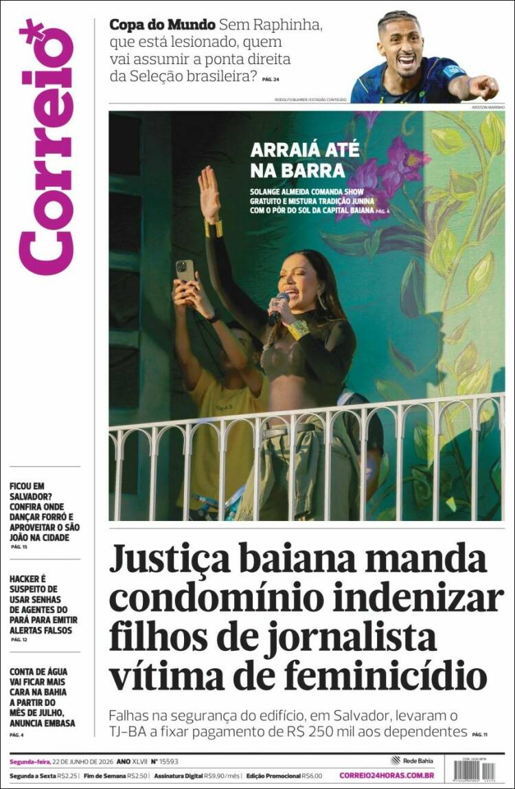 Portada de Correio* (Brasil)