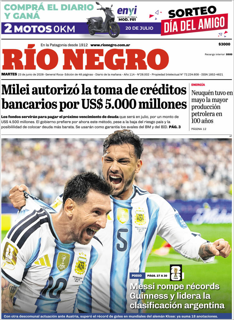 Portada de Rio Negro (Argentina)