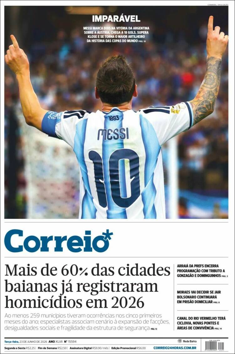 Portada de Correio* (Brasil)