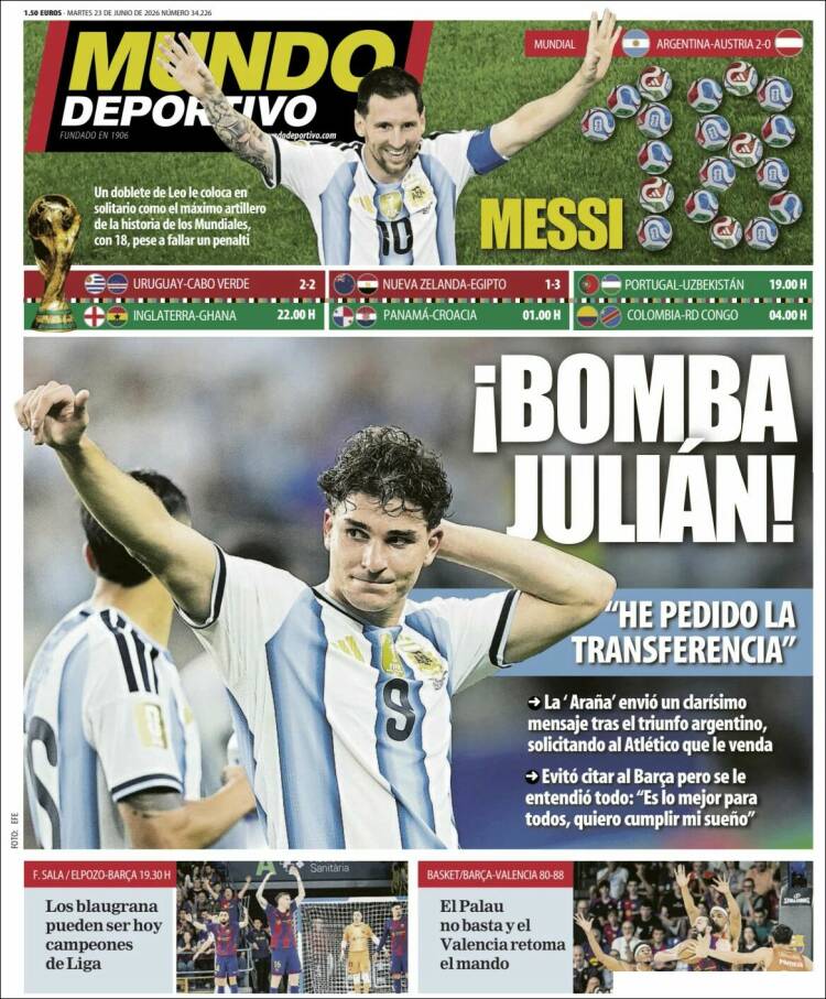 Portada de Mundo Atlético (Espa&ntilde;a)