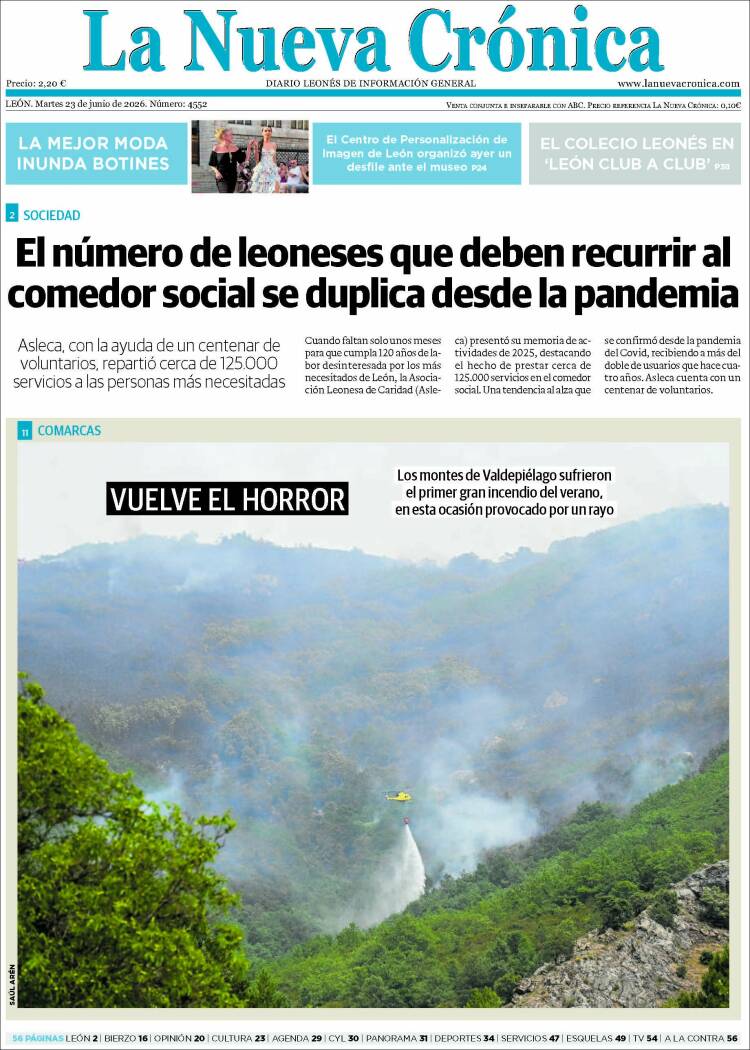 Portada de La Nueva Crónica (Espa&ntilde;a)