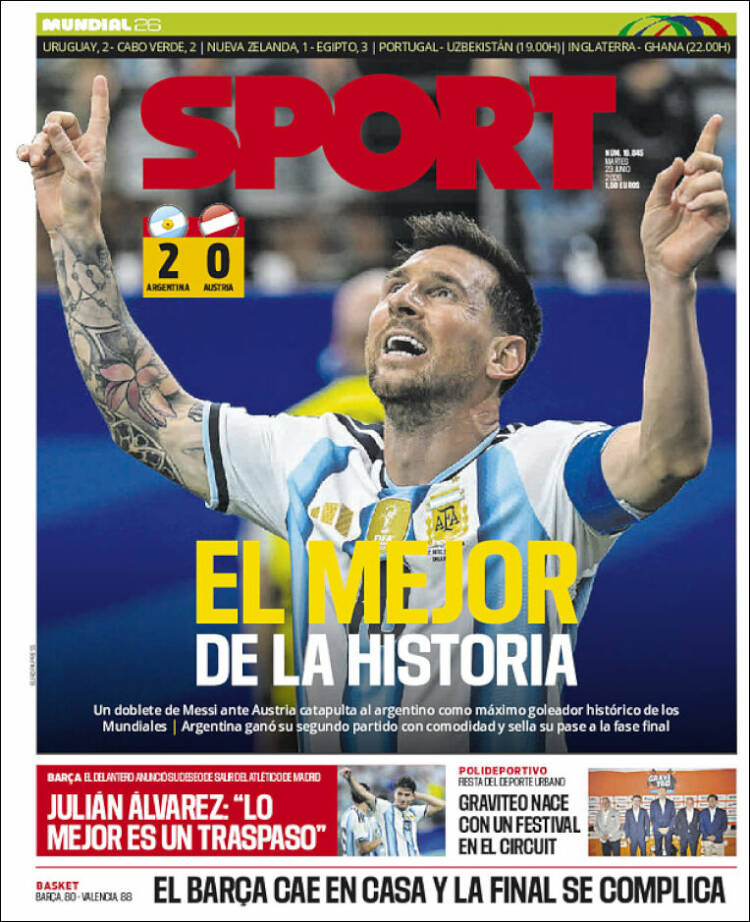 Portada de Sport (Espa&ntilde;a)