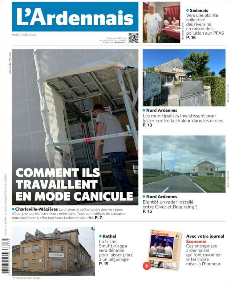 Portada de L'Ardenais (Francia)