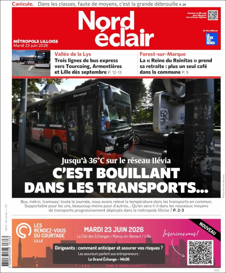 Portada de Nord Éclair (Francia)