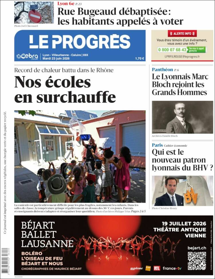 Portada de Progres de Fecamp (Francia)