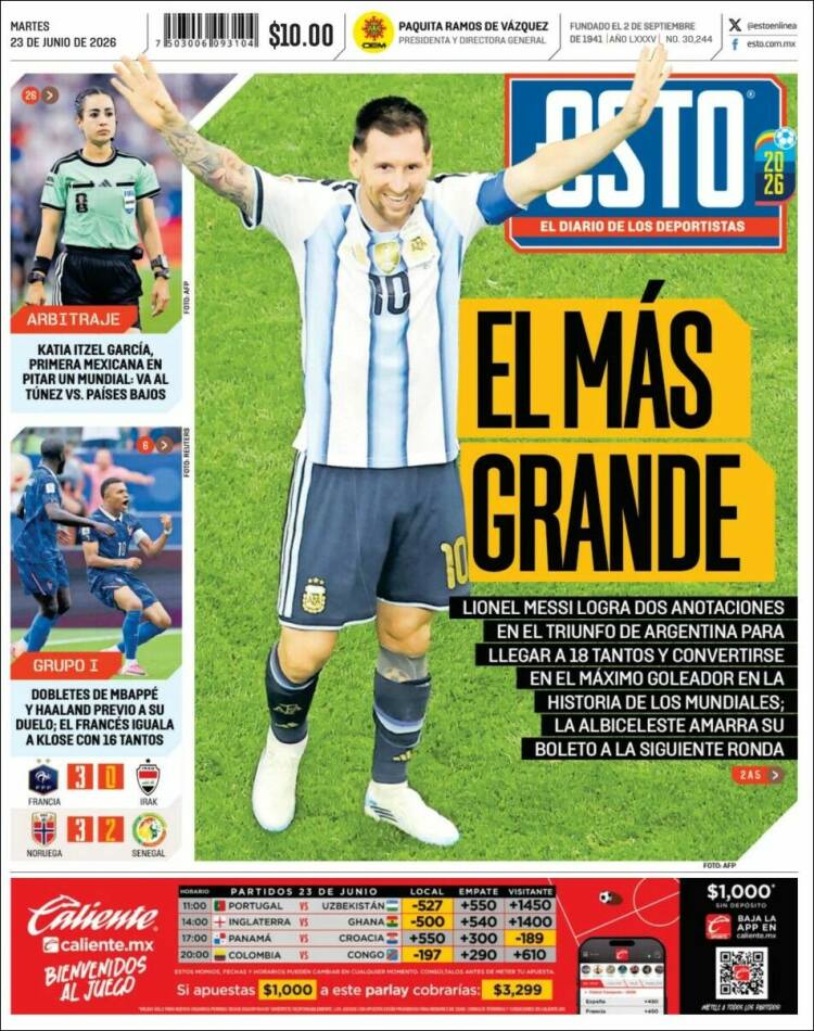 Portada de Esto (M&eacute;xico)