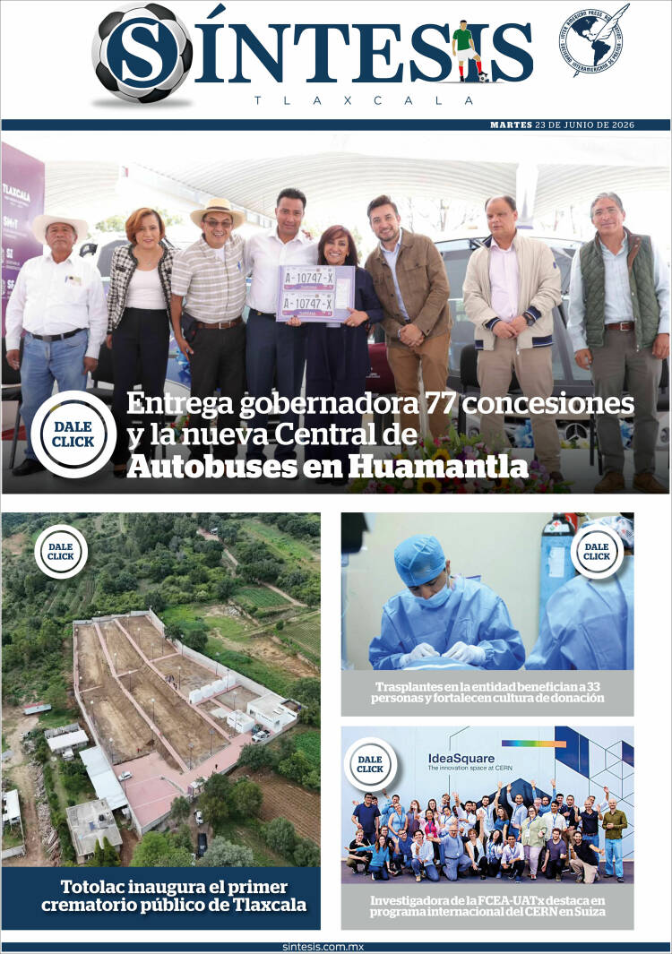 Portada de Síntesis de Tlaxcala (M&eacute;xico)