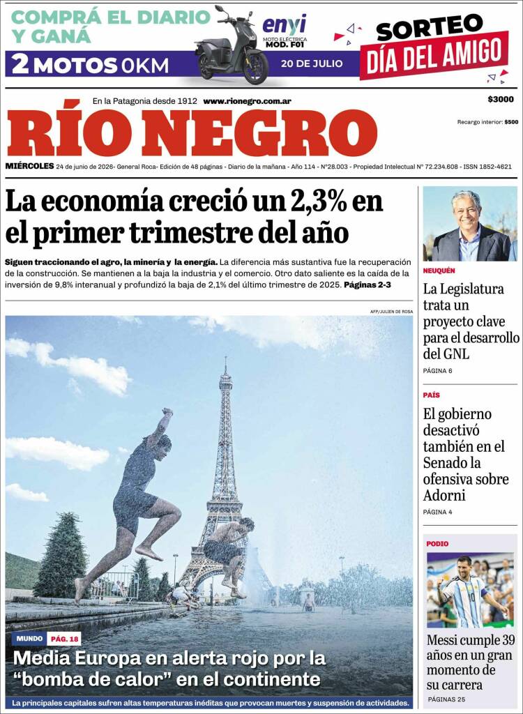 Portada de Rio Negro (Argentina)