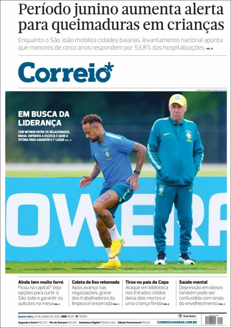 Portada de Correio* (Brasil)
