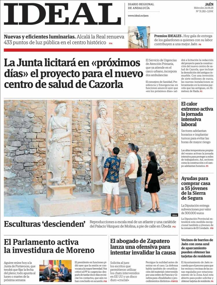 Portada de El Ideal de Jaén (Espa&ntilde;a)
