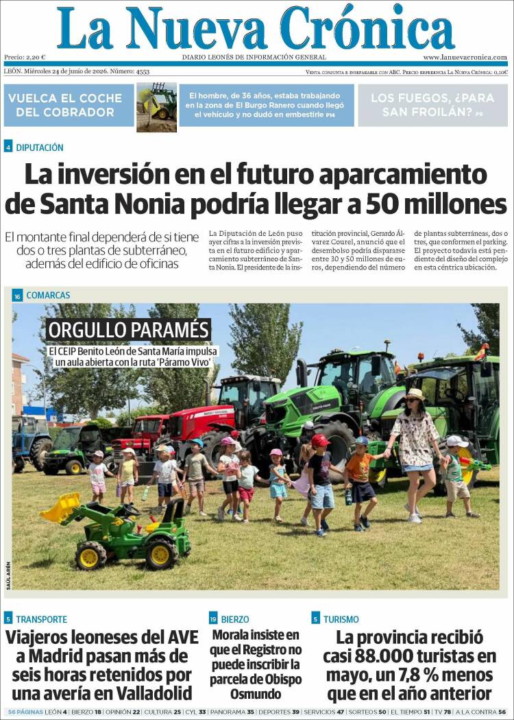 Portada de La Nueva Crónica (Espa&ntilde;a)