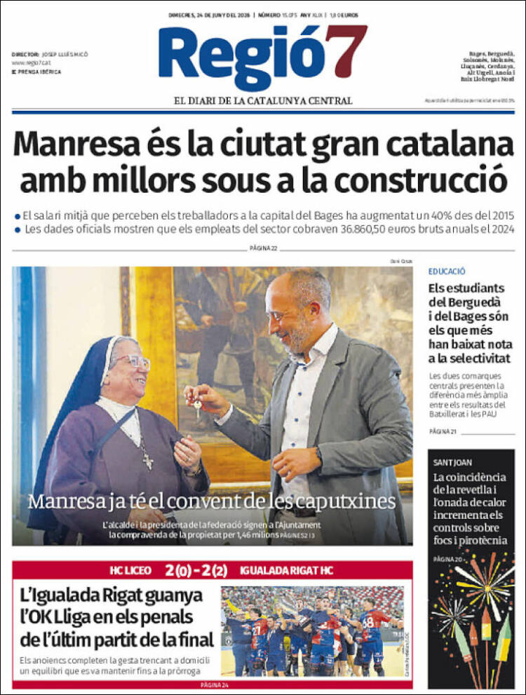 Portada de Regio7 (Espa&ntilde;a)