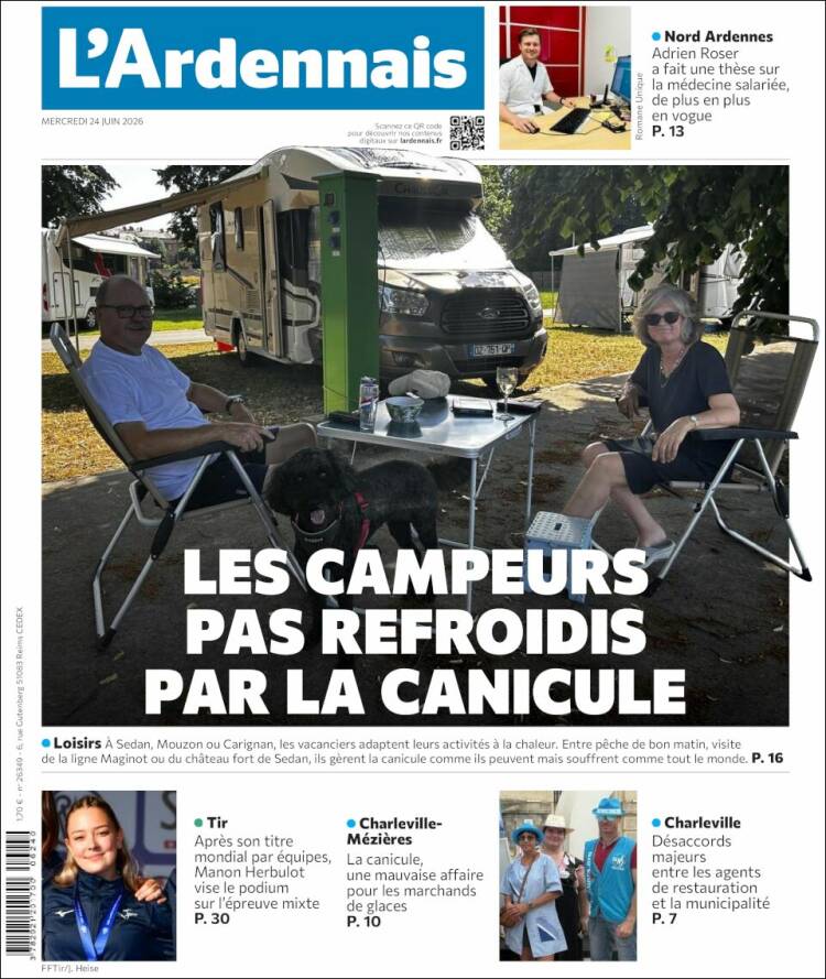 Portada de L'Ardenais (Francia)