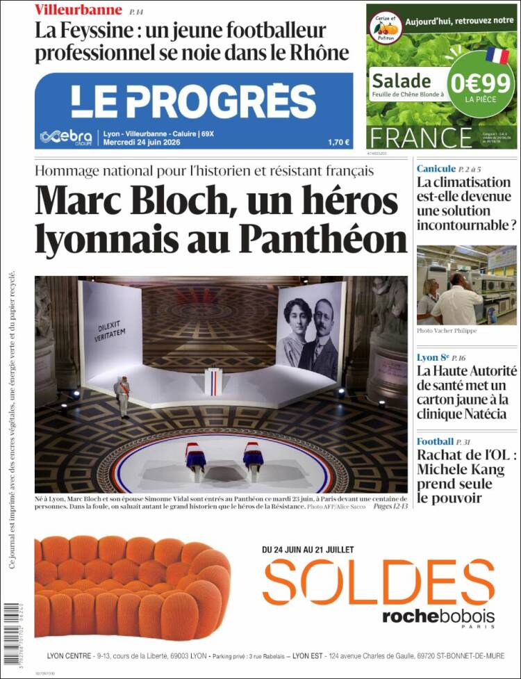 Portada de Progres de Fecamp (Francia)