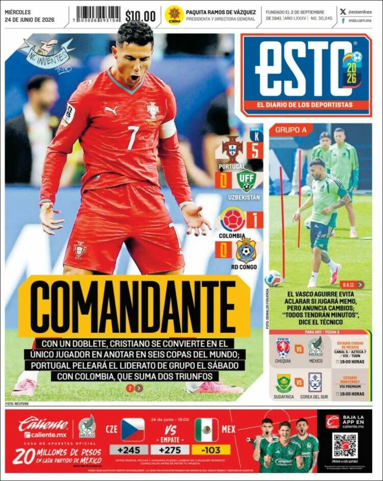 Portada de Esto (M&eacute;xico)