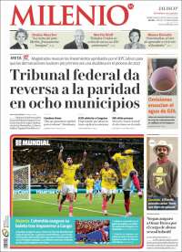 Portada de Milenio - Jalisco (M&eacute;xico)
