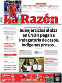 Portada de La Razón (M&eacute;xico)