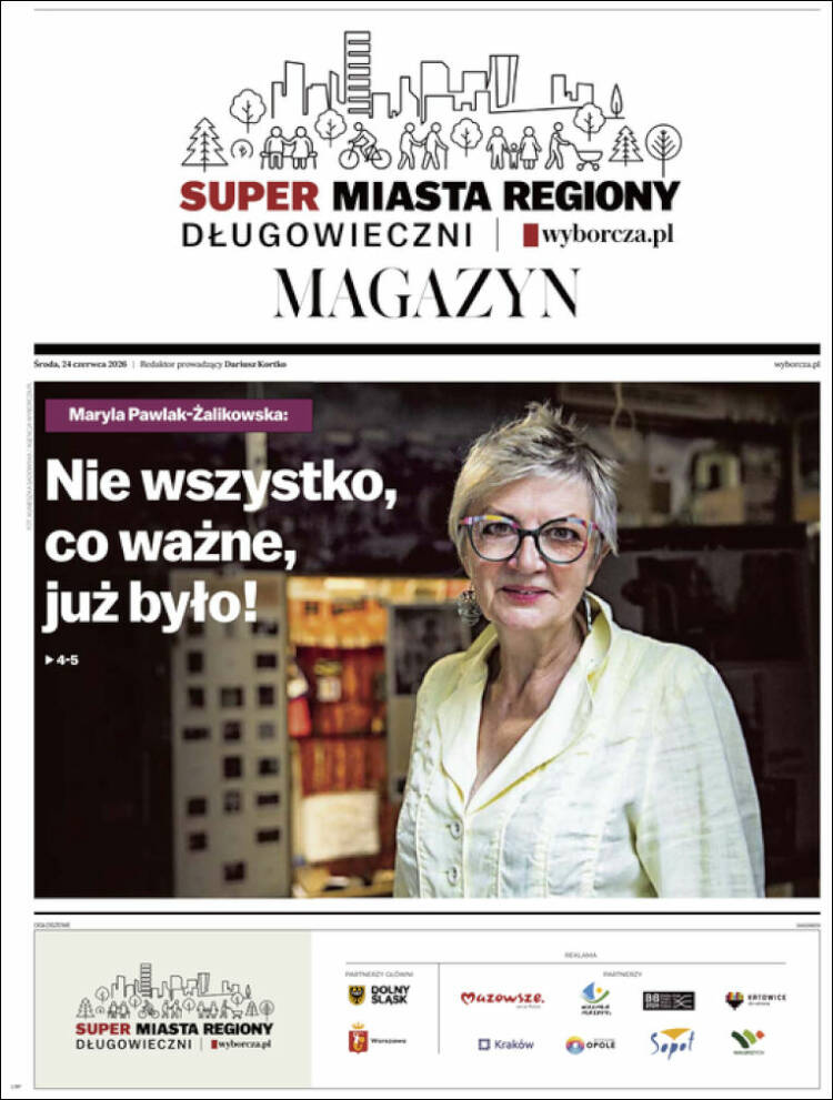 Portada de Gazeta Wyborcza (Polonia)