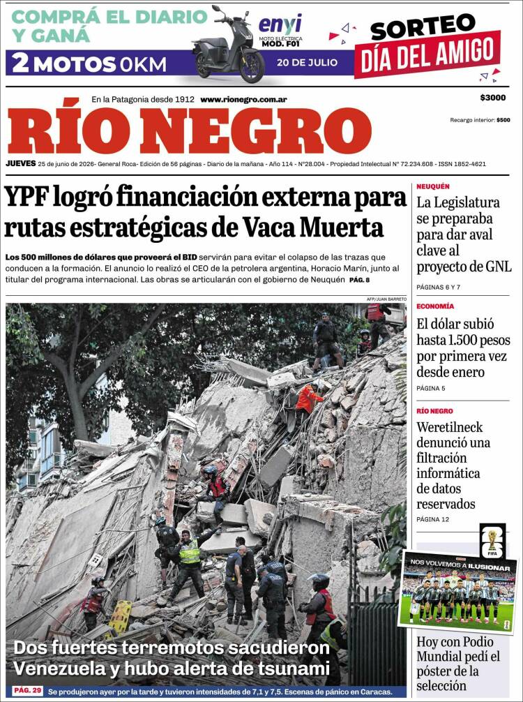 Portada de Rio Negro (Argentina)
