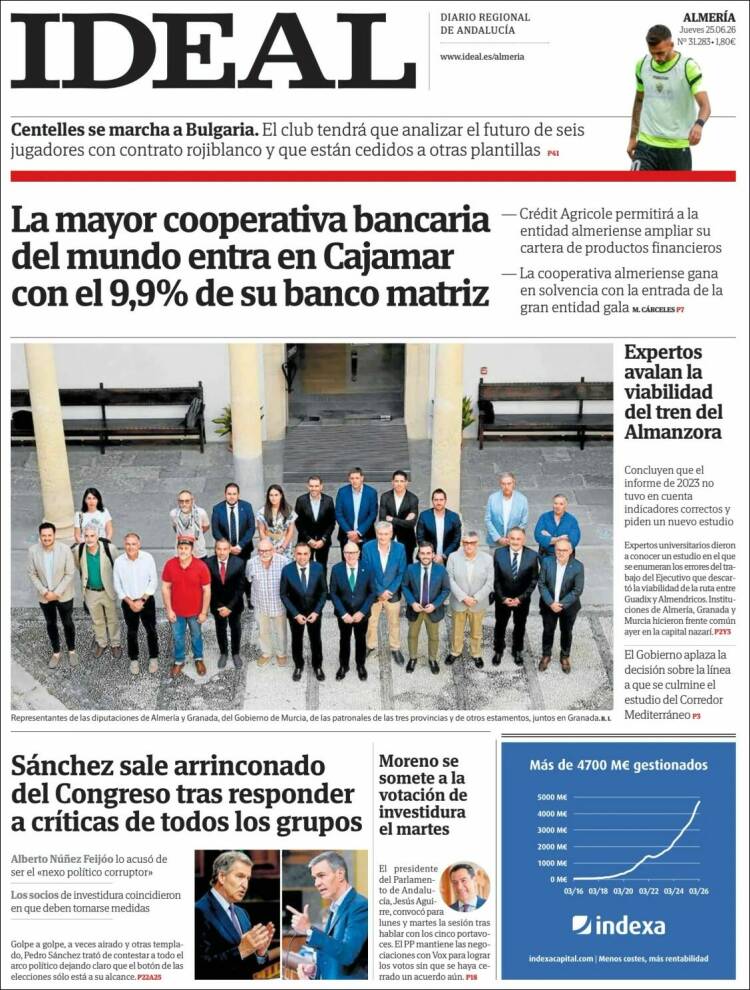 Portada de Ideal Almeria (Espa&ntilde;a)