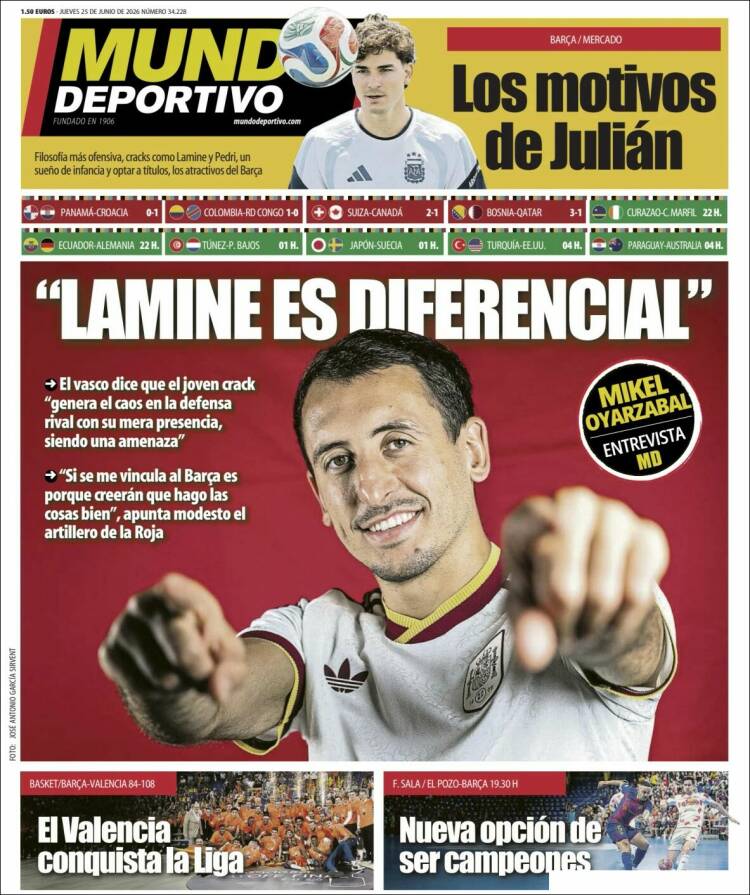 Portada de El Mundo Deportivo (Espa&ntilde;a)