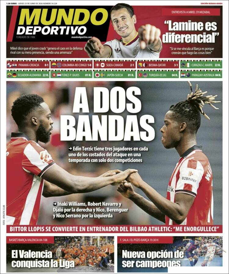 Portada de Mundo Deportivo Bizkaia (Espa&ntilde;a)