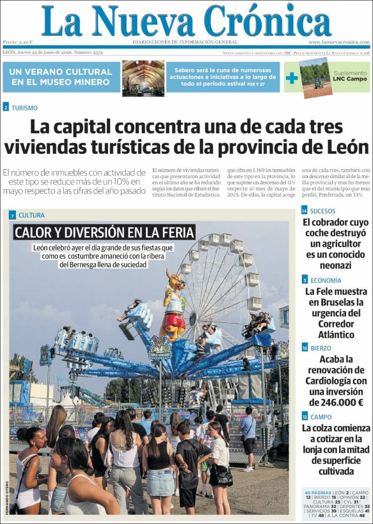 Portada de La Nueva Crónica (Espa&ntilde;a)