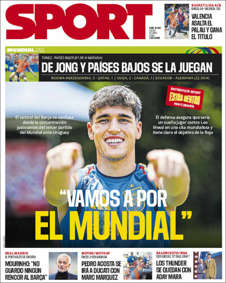 Portada de Sport (Espa&ntilde;a)
