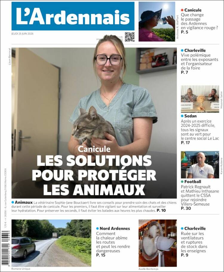 Portada de L'Ardenais (Francia)