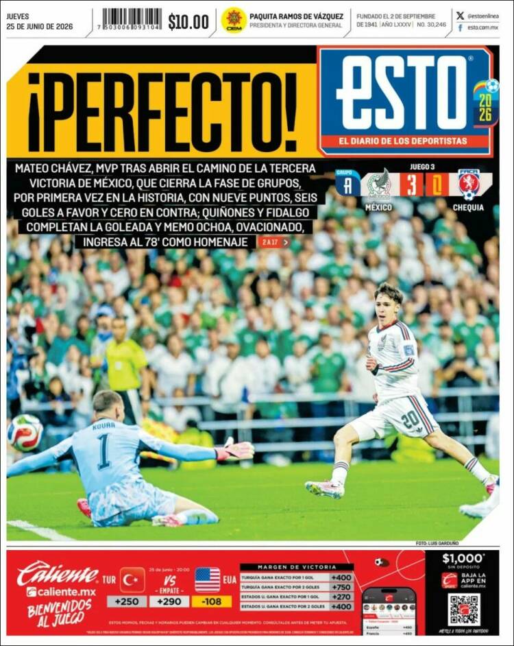 Portada de Esto (M&eacute;xico)