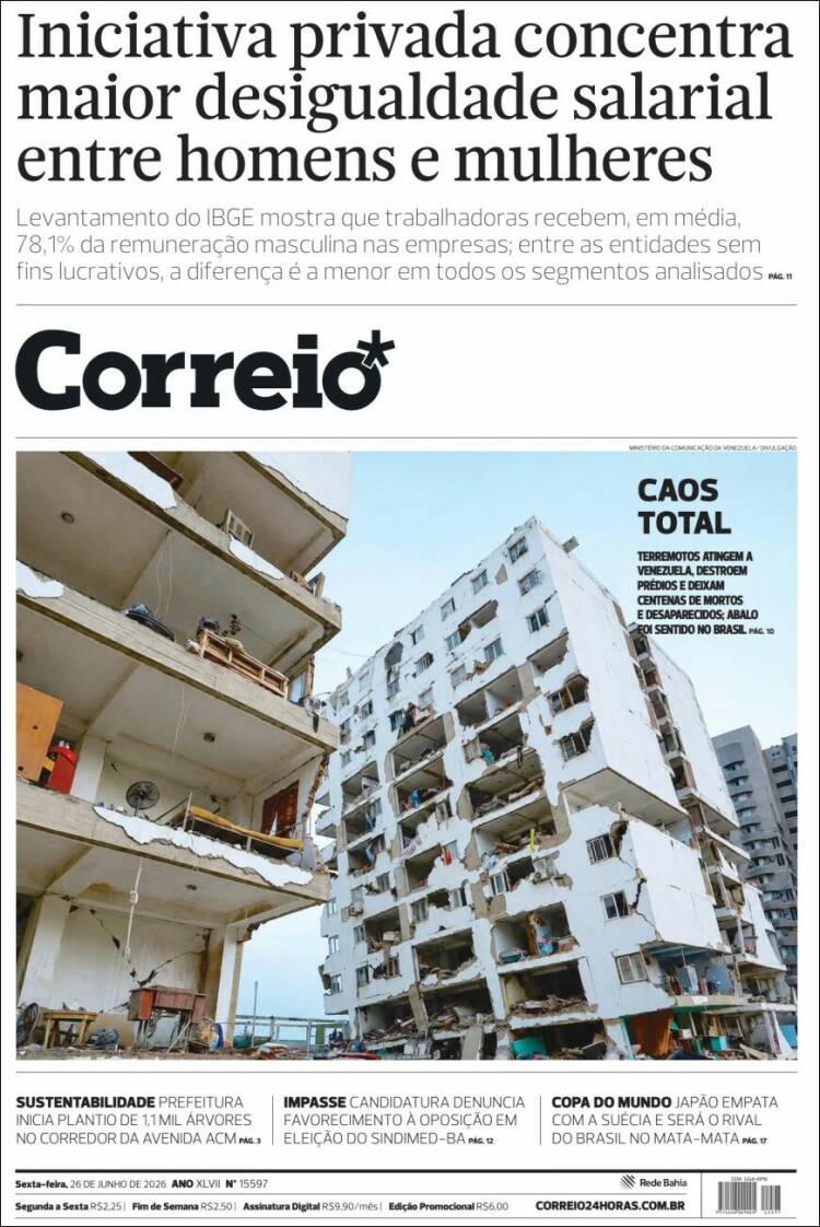 Portada de Correio* (Brasil)