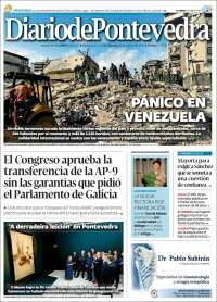 Portada de Diario de Pontevedra (Espa&ntilde;a)
