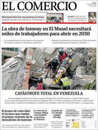 Portada de El Comercio - Gijón (Espa&ntilde;a)
