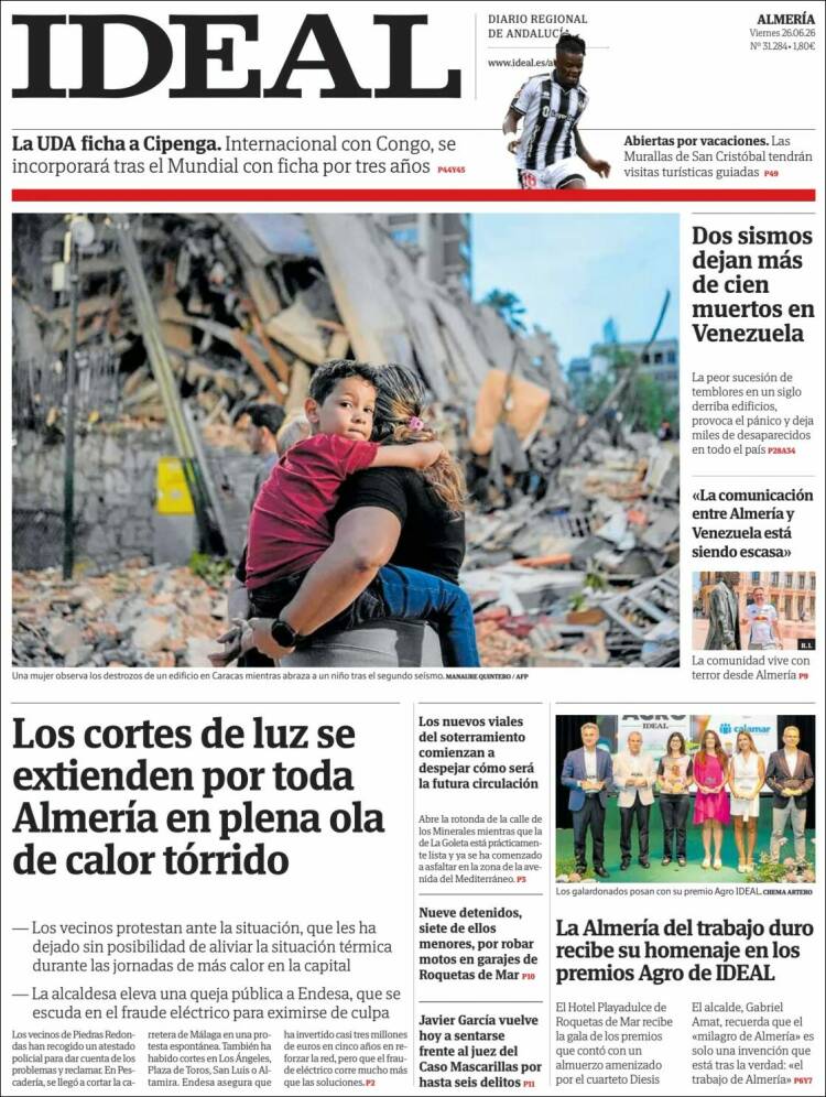 Portada de Ideal Almeria (Espa&ntilde;a)