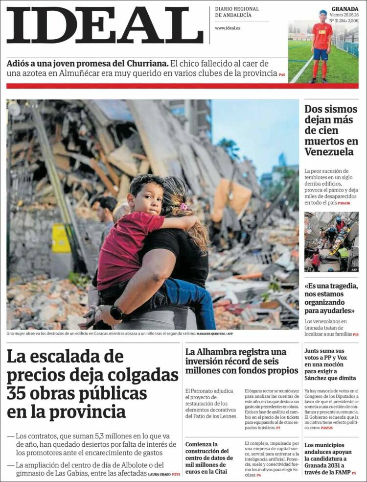 Portada de Ideal (Espa&ntilde;a)