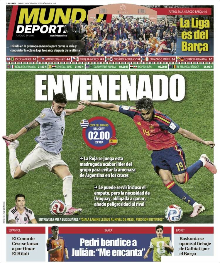 Portada de El Mundo Deportivo (Espa&ntilde;a)