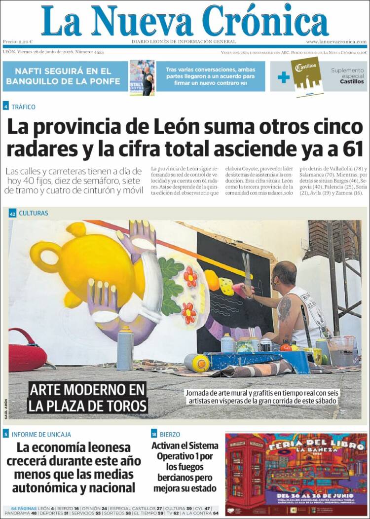 Portada de La Nueva Crónica (Espa&ntilde;a)