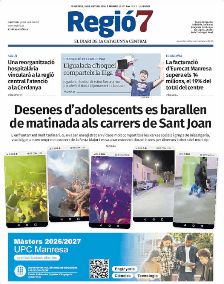 Portada de Regio7 (Espa&ntilde;a)