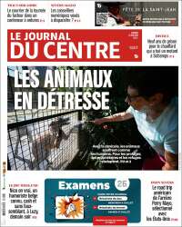 Portada de Le Journal du Centre (Francia)