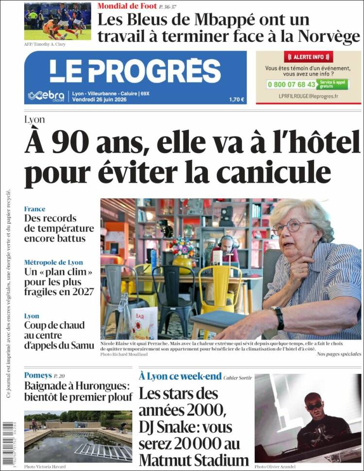 Portada de Progres de Fecamp (Francia)