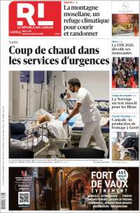 Portada de Le Republicain Lorrain (Francia)