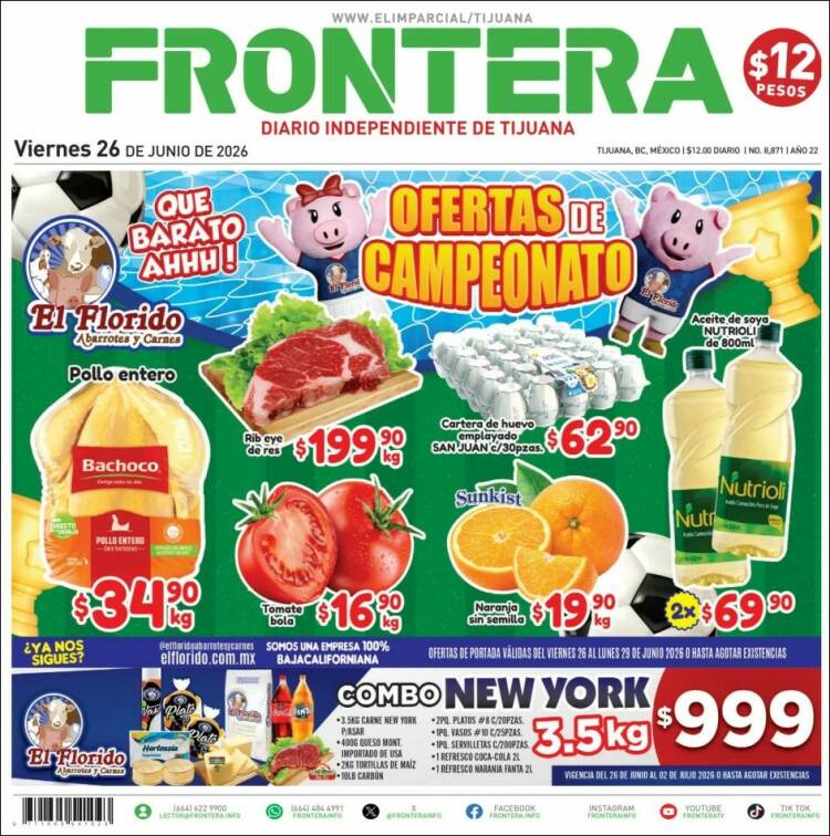 Portada de Frontera (M&eacute;xico)