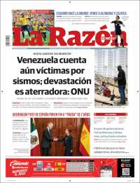 Portada de La Razón (M&eacute;xico)