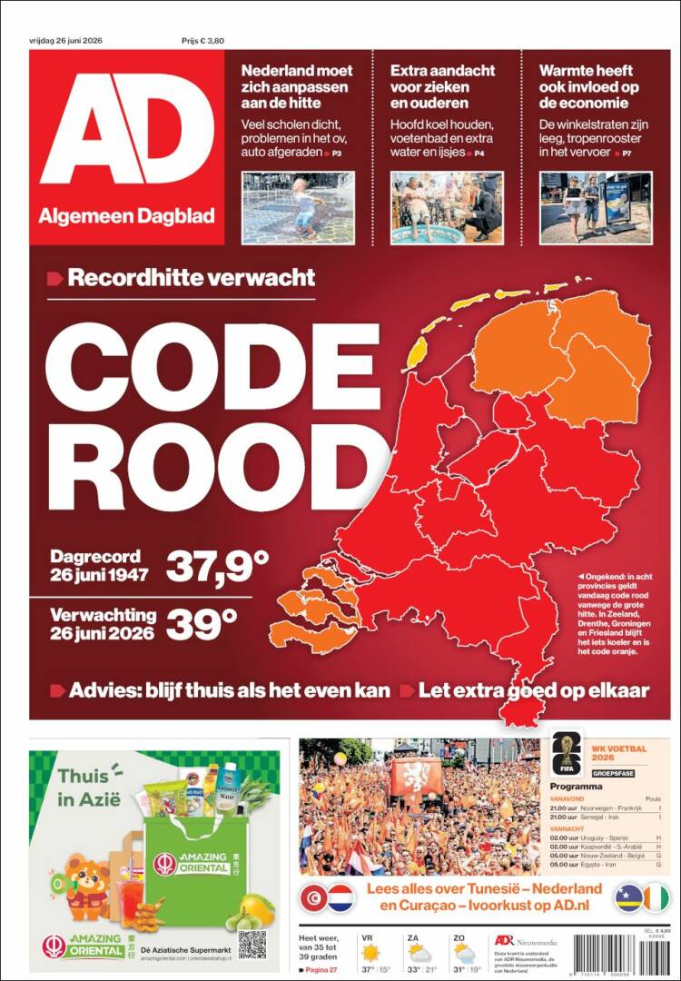 Portada de AD (Pa&iacute;ses Bajos)